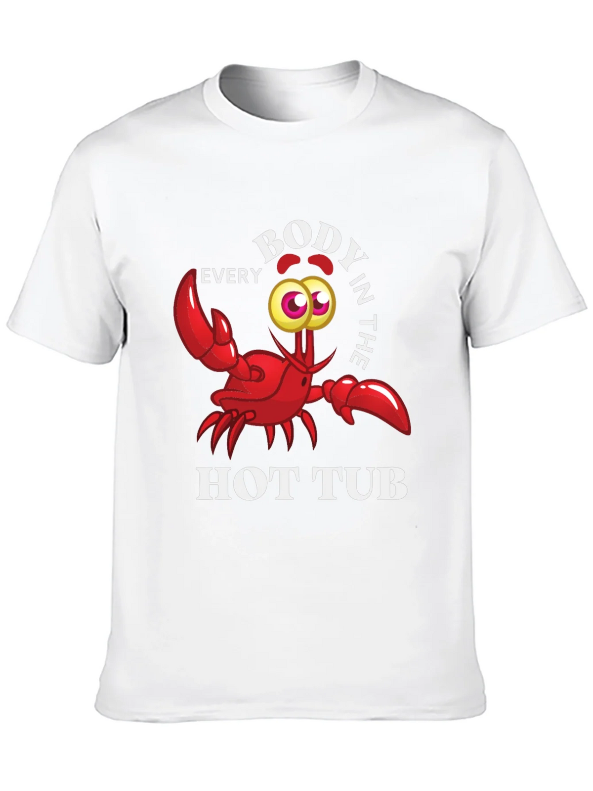 Every Body in the Hot Tub Black Graphic T-Shirt product image 9
