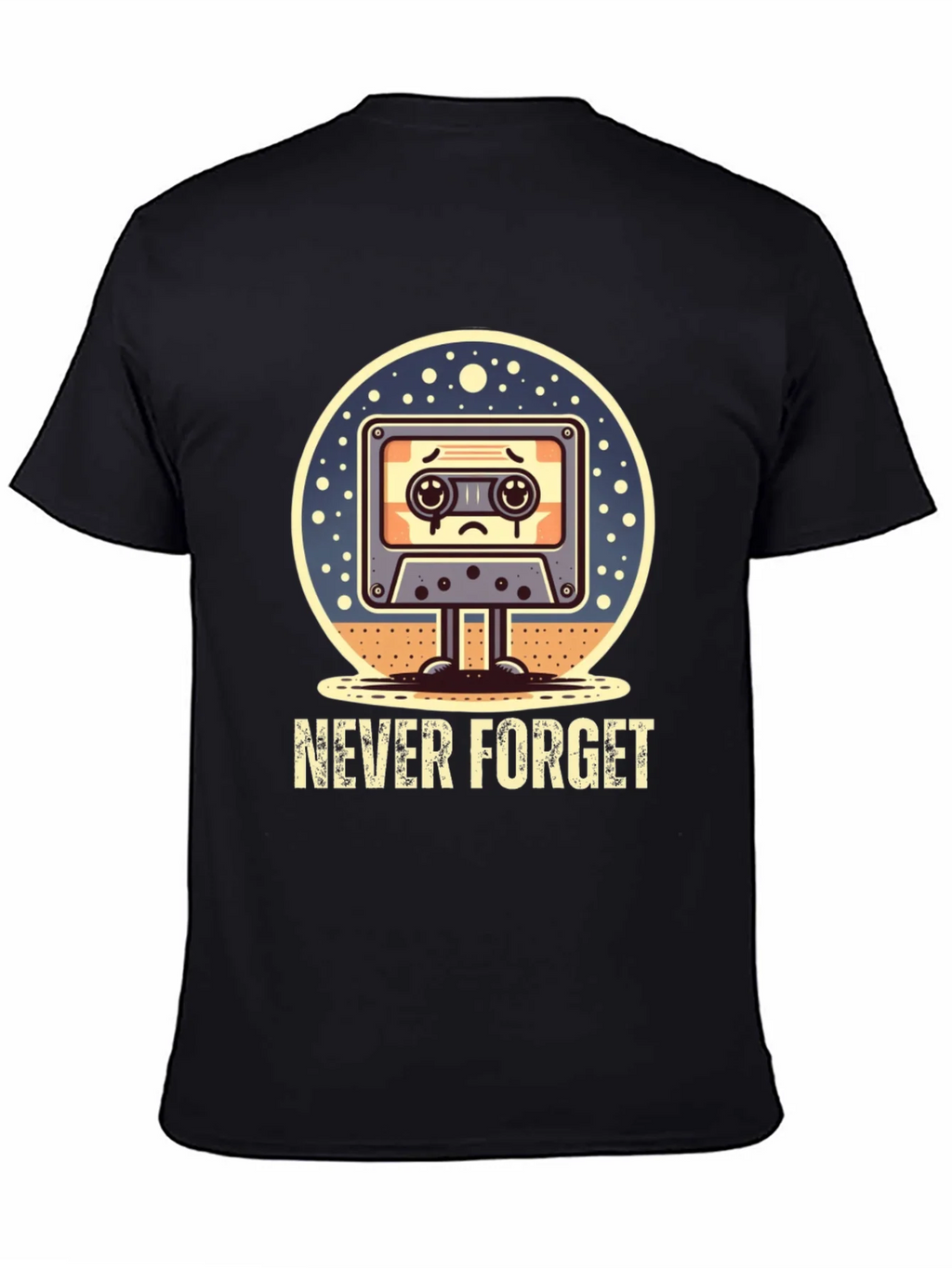 Never Forget Retro Cassette Tape T-Shirt product image 4