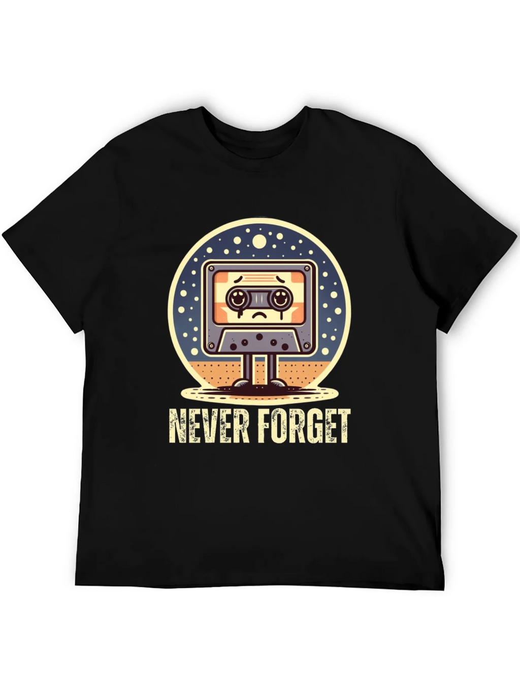 Never Forget Retro Cassette Tape T-Shirt product image 5