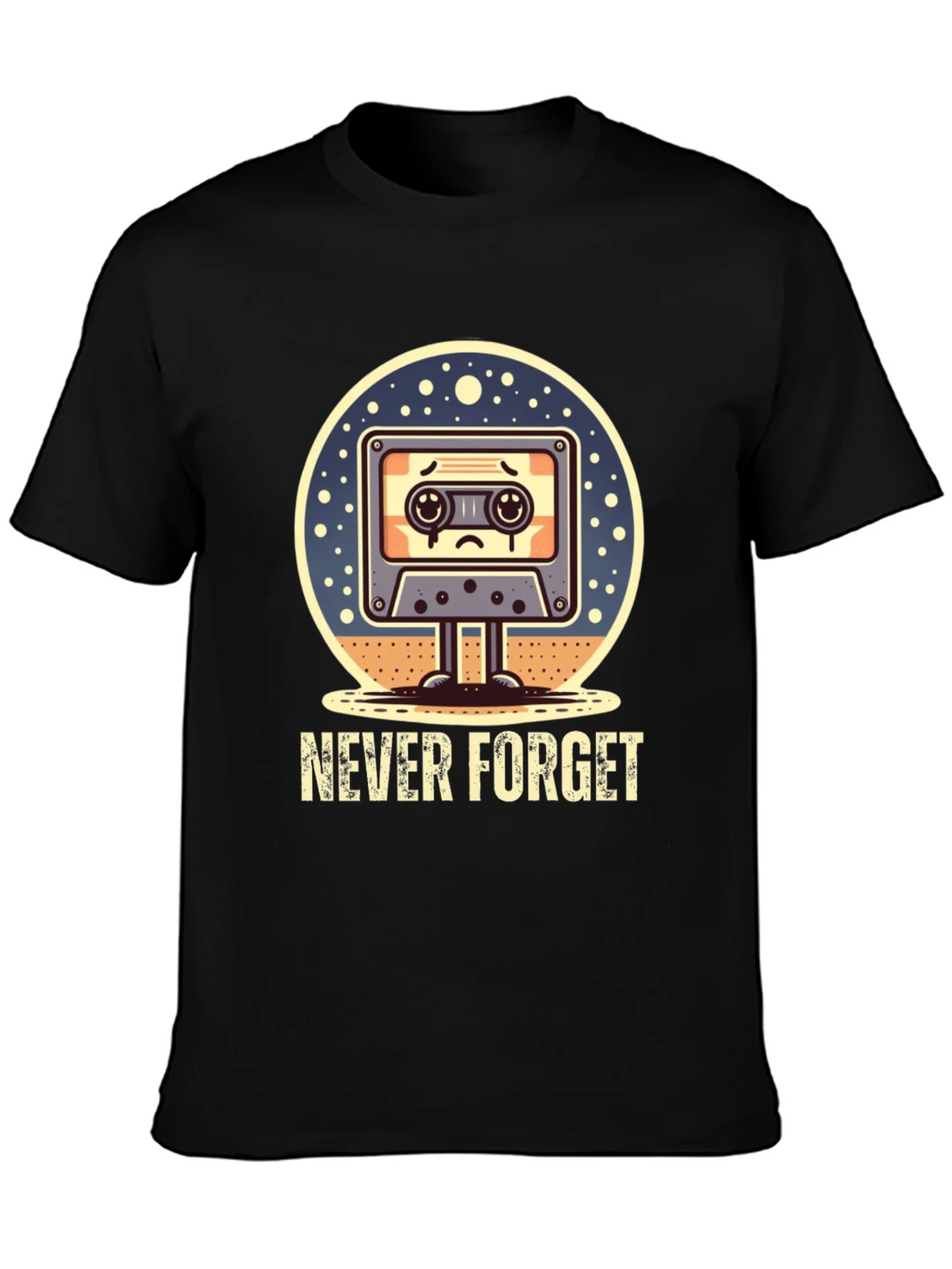 Never Forget Retro Cassette Tape T-Shirt product image 3