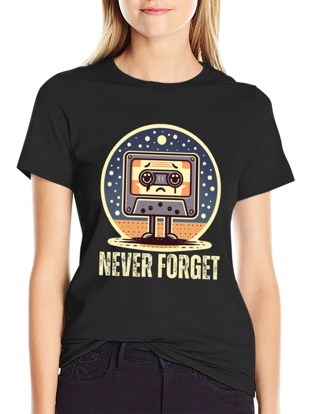 Never Forget Retro Cassette Tape T-Shirt product image 2