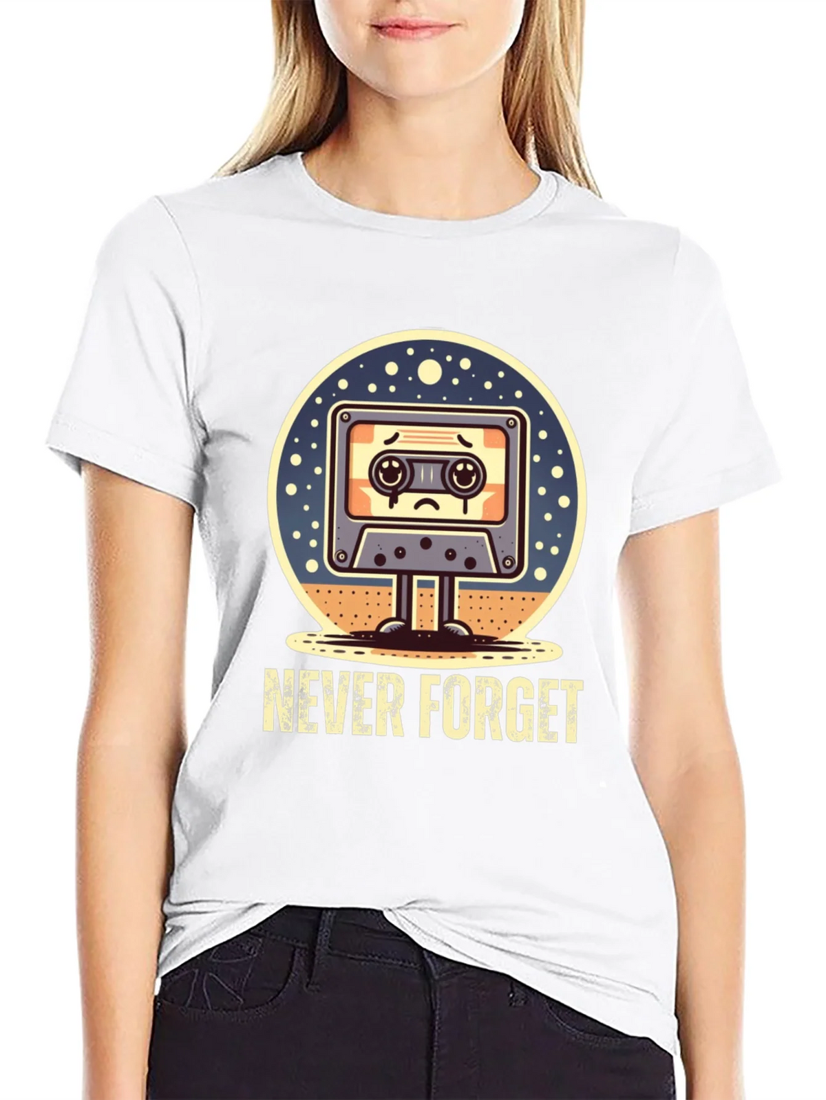 Never Forget Retro Cassette Tape T-Shirt product image 8
