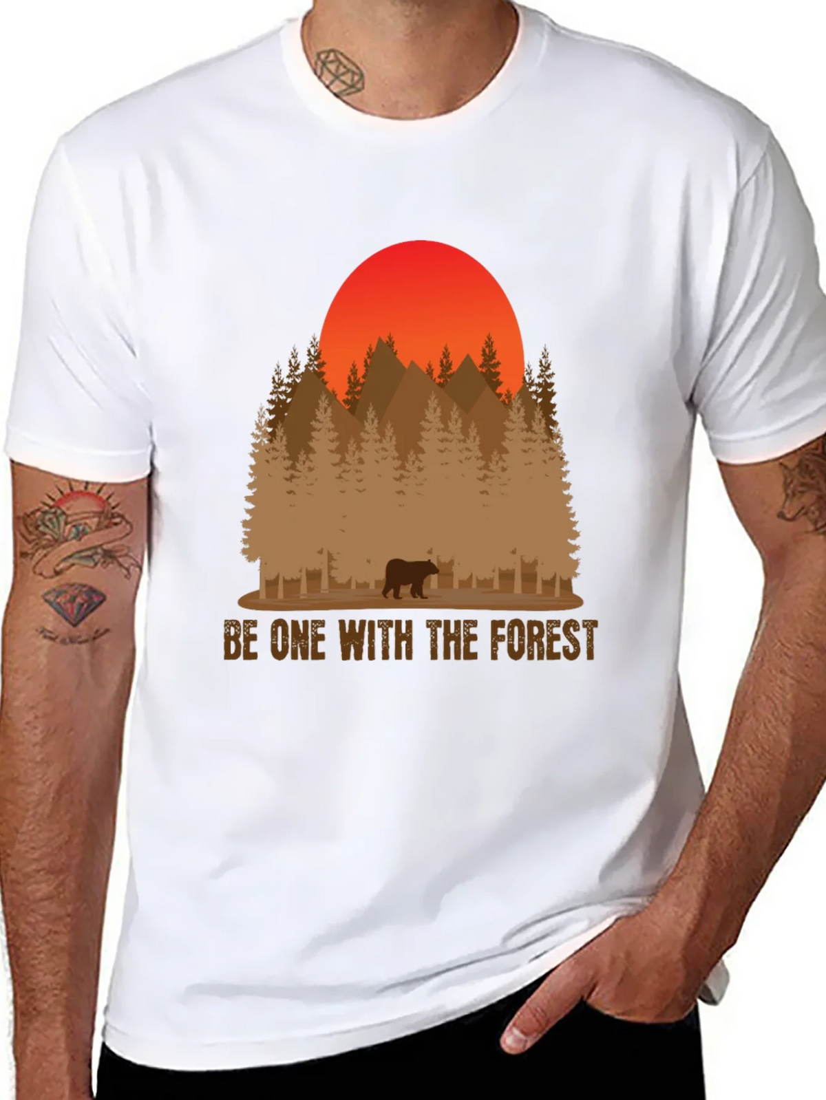 Be One With The Forest Graphic T-Shirt product image 7
