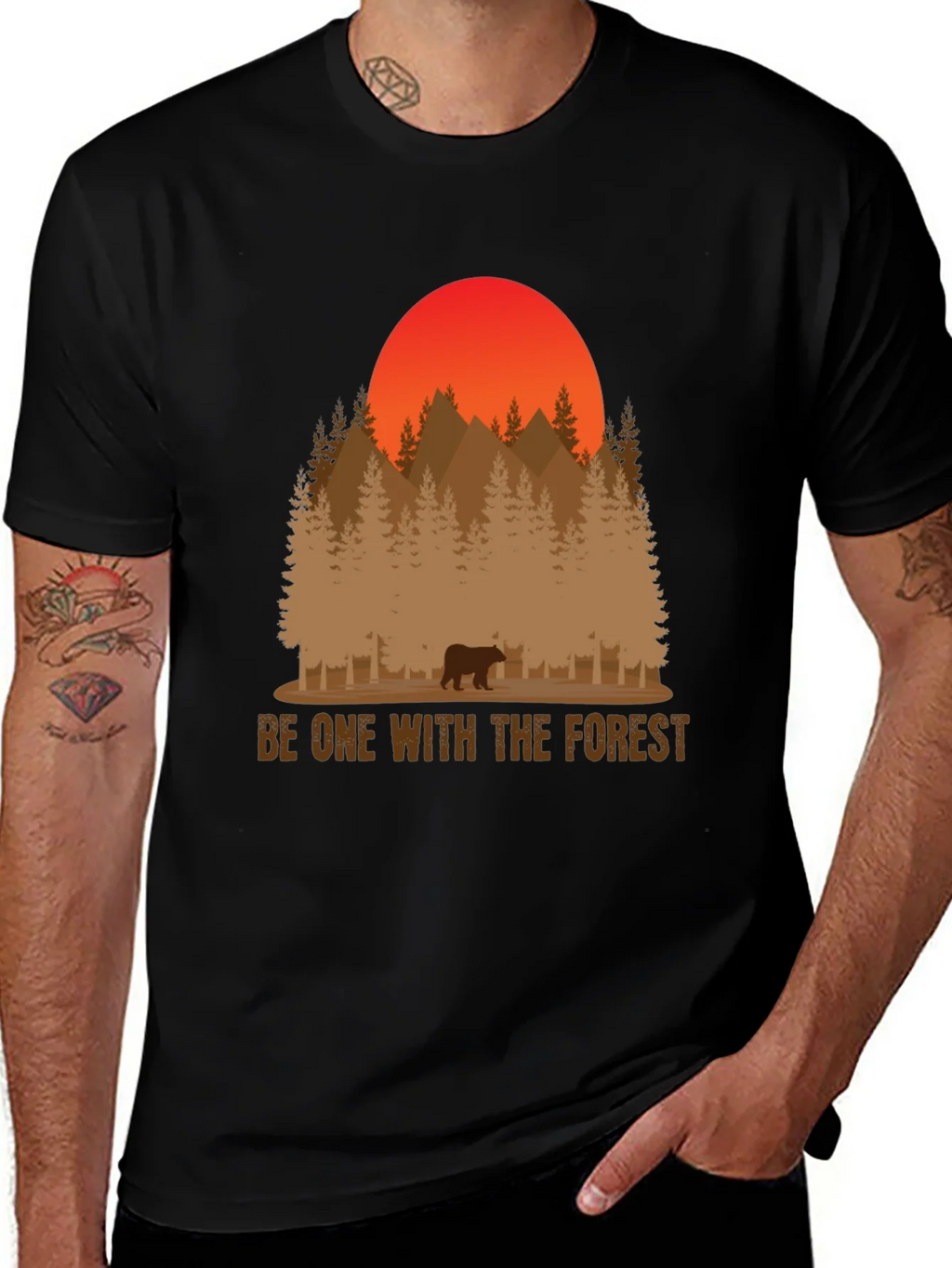 Be One With The Forest Graphic T-Shirt product image 1