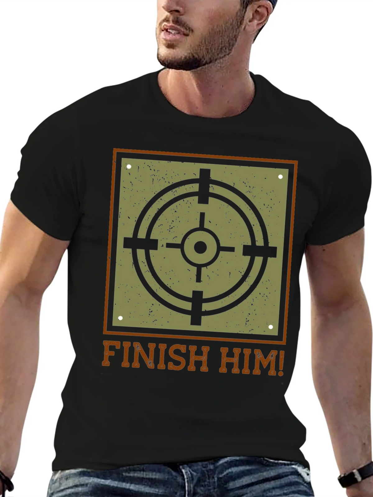 Finish Him! Target T-Shirt product image 6