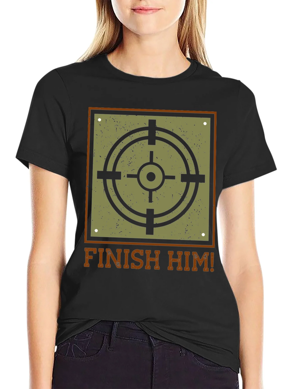 Finish Him! Target T-Shirt product image 2