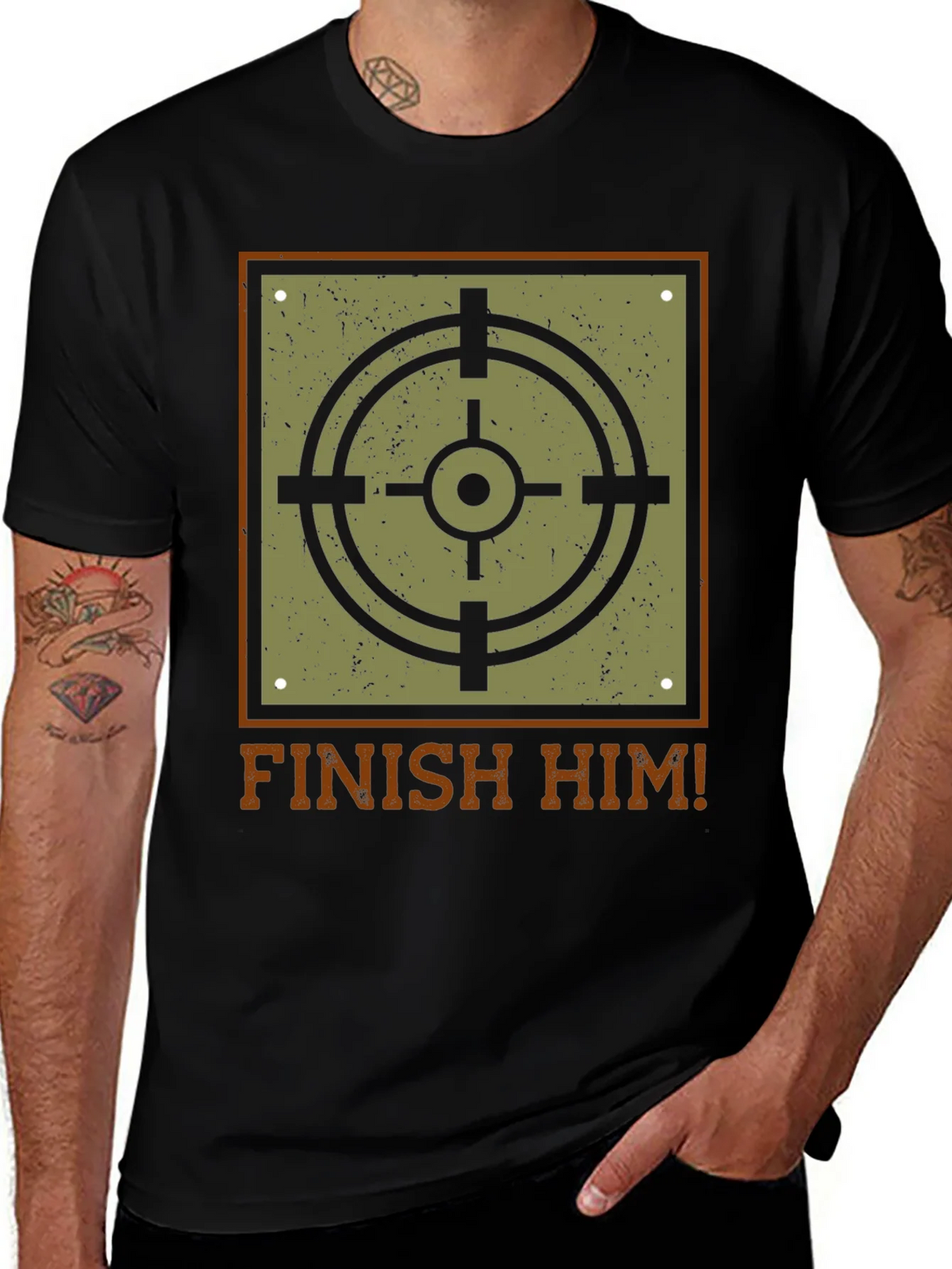 Finish Him! Target T-Shirt product image 1