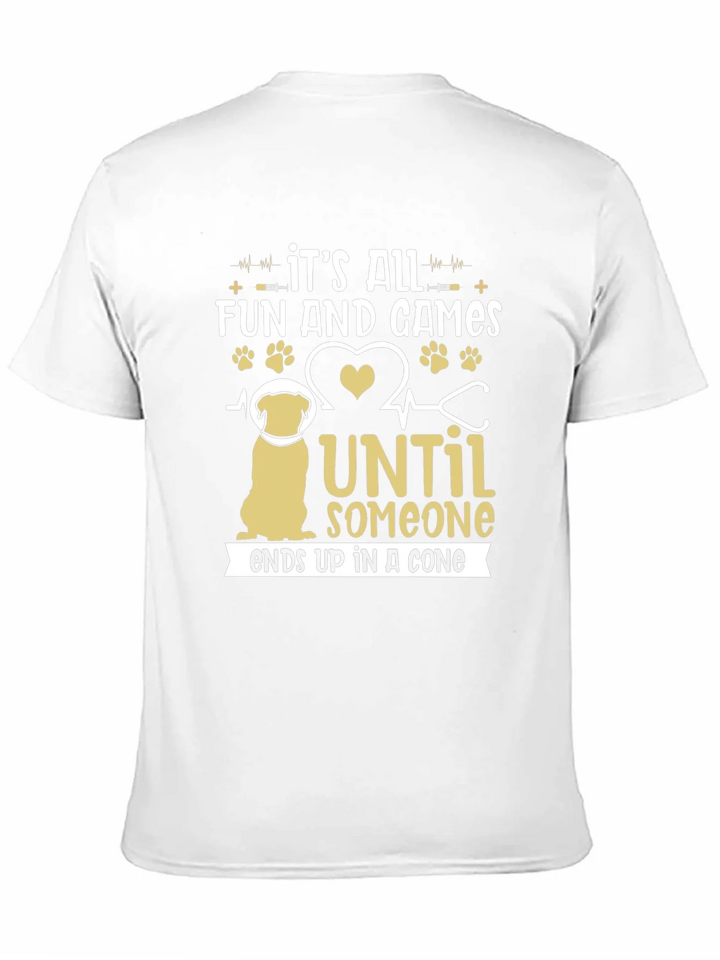 Funny Dog T-Shirt: Its All Fun and Games Until Someone Ends product image 10