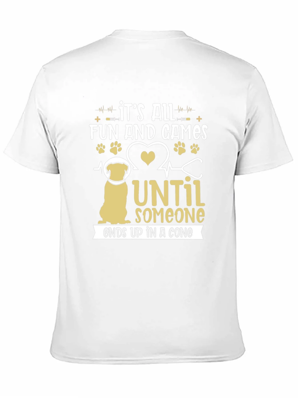 Funny Dog T-Shirt: Its All Fun and Games Until Someone Ends product image 10