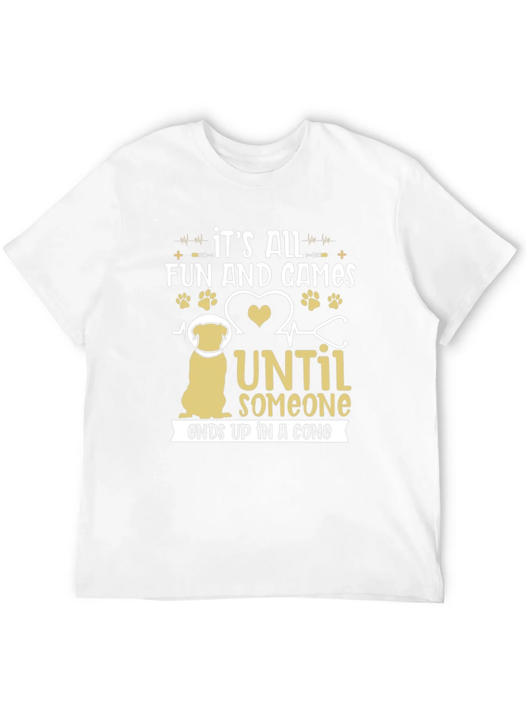 Funny Dog T-Shirt: Its All Fun and Games Until Someone Ends product image 11