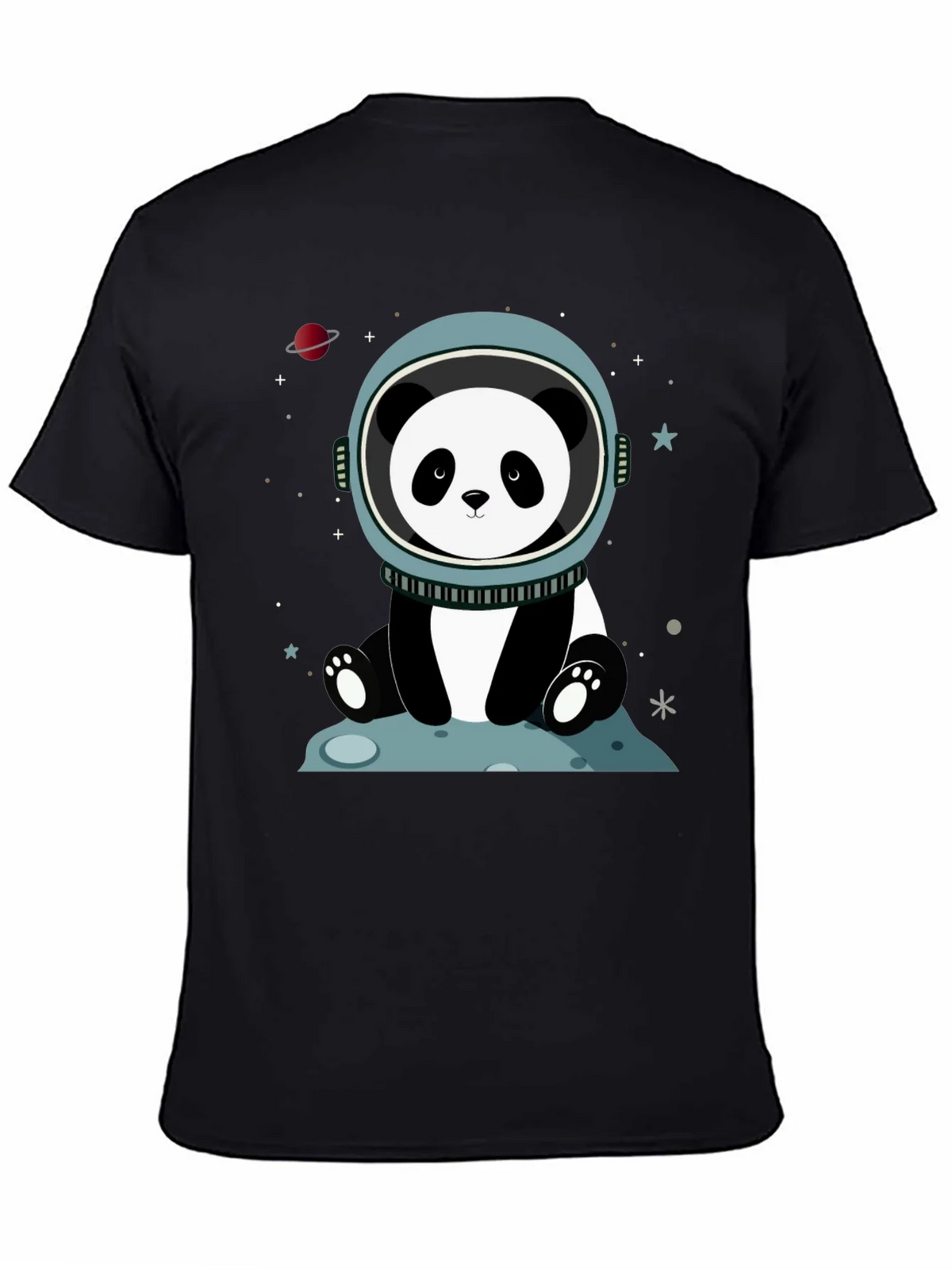 Astronaut Panda Graphic Tee - Space Lover Shirt product image 4