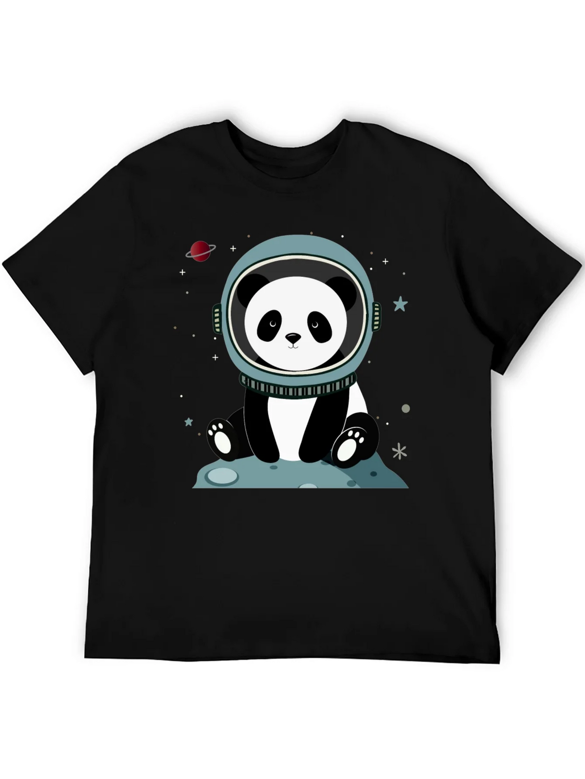 Astronaut Panda Graphic Tee - Space Lover Shirt product image 5