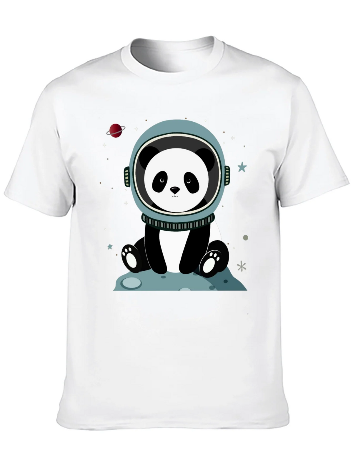 Astronaut Panda Graphic Tee - Space Lover Shirt product image 9