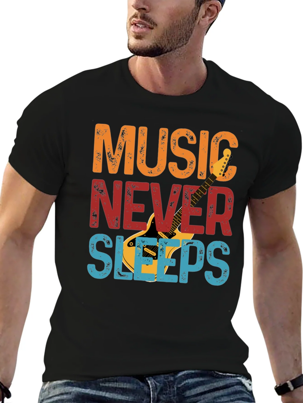 Music Never Sleeps T-Shirt product image 6