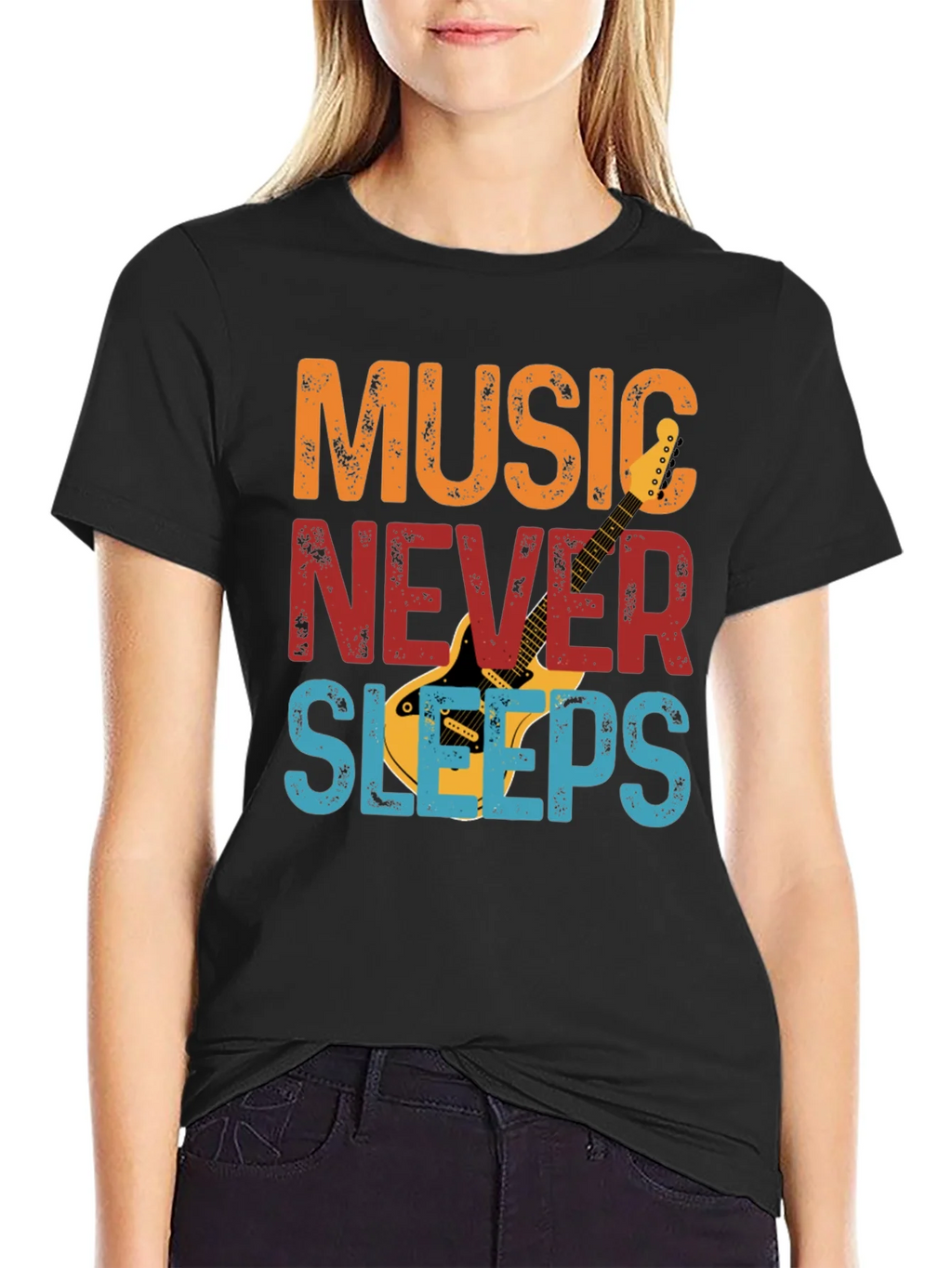 Music Never Sleeps T-Shirt product image 2