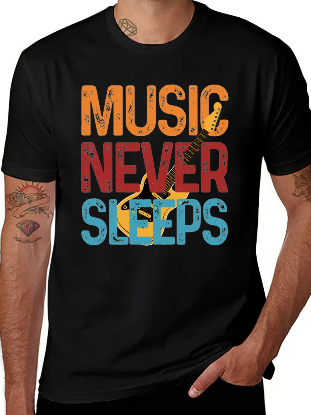 Music Never Sleeps T-Shirt product image 1