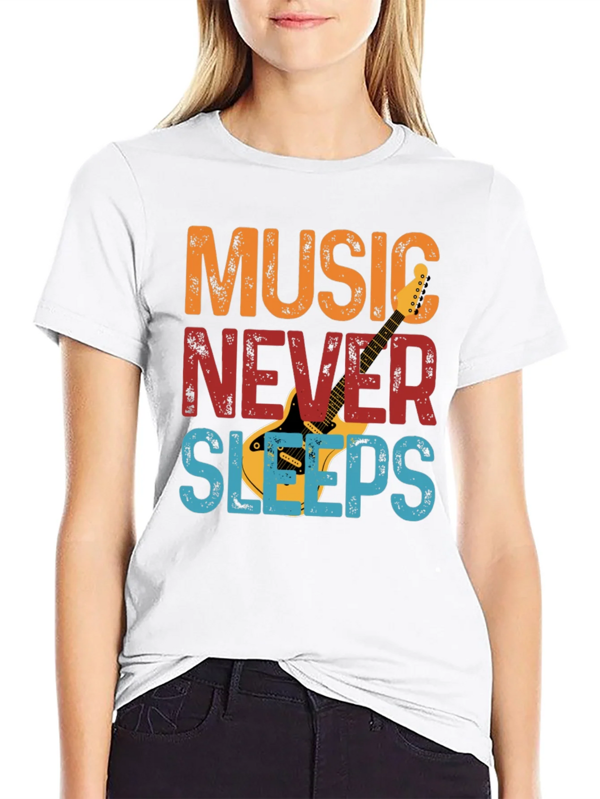 Music Never Sleeps T-Shirt product image 8