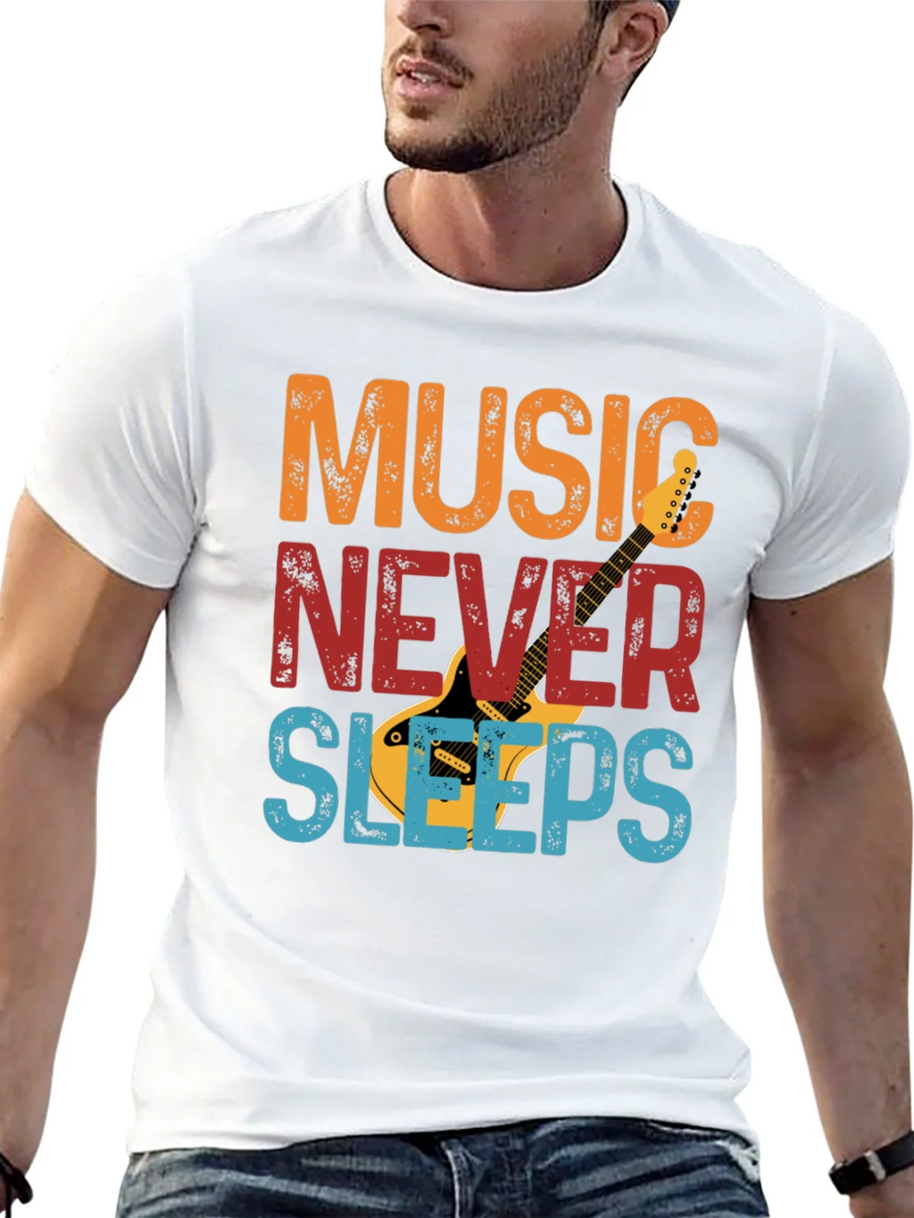 Music Never Sleeps T-Shirt product image 12