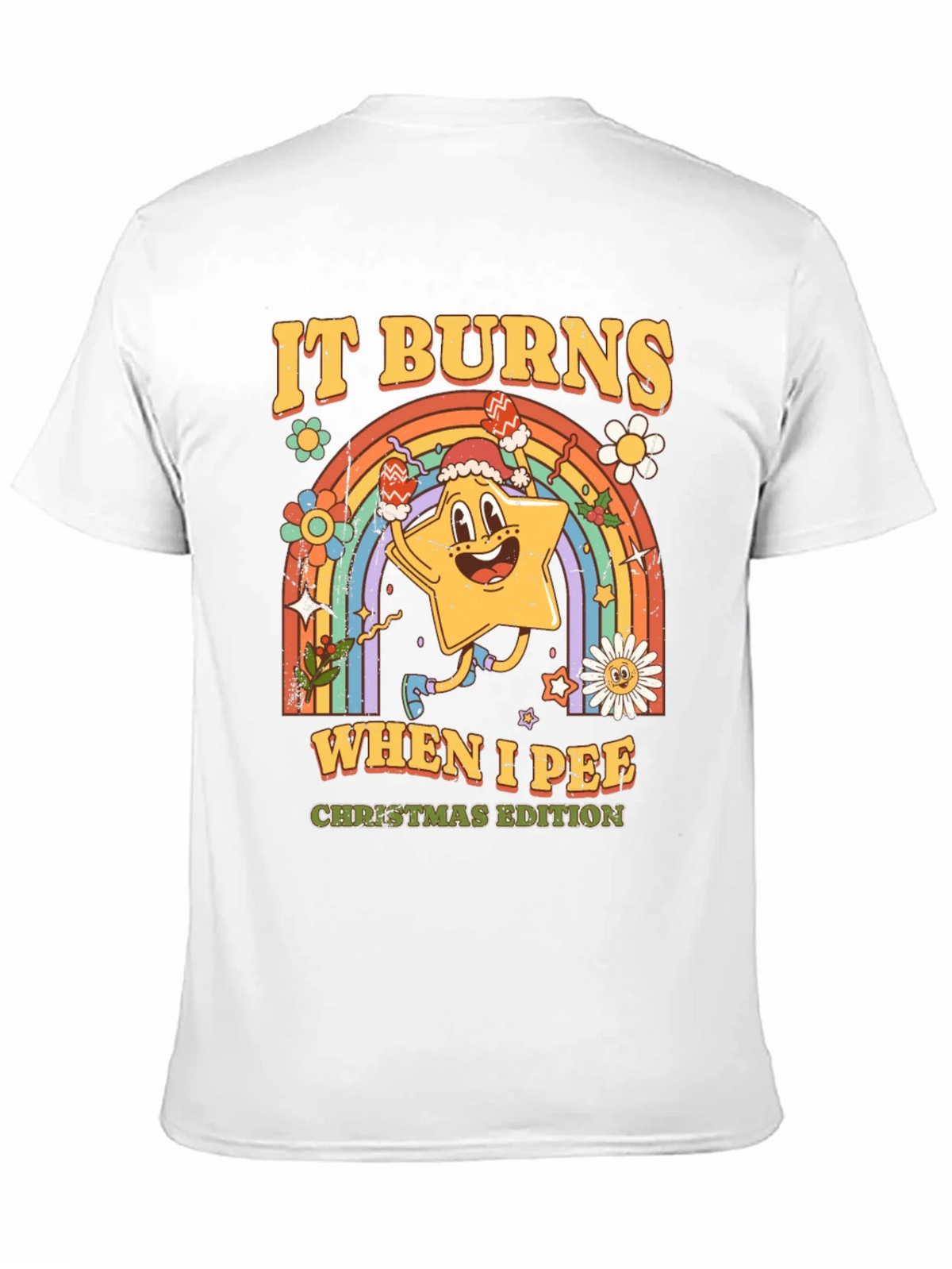 It Burns When I Pee Christmas Edition Black T-Shirt product image 10