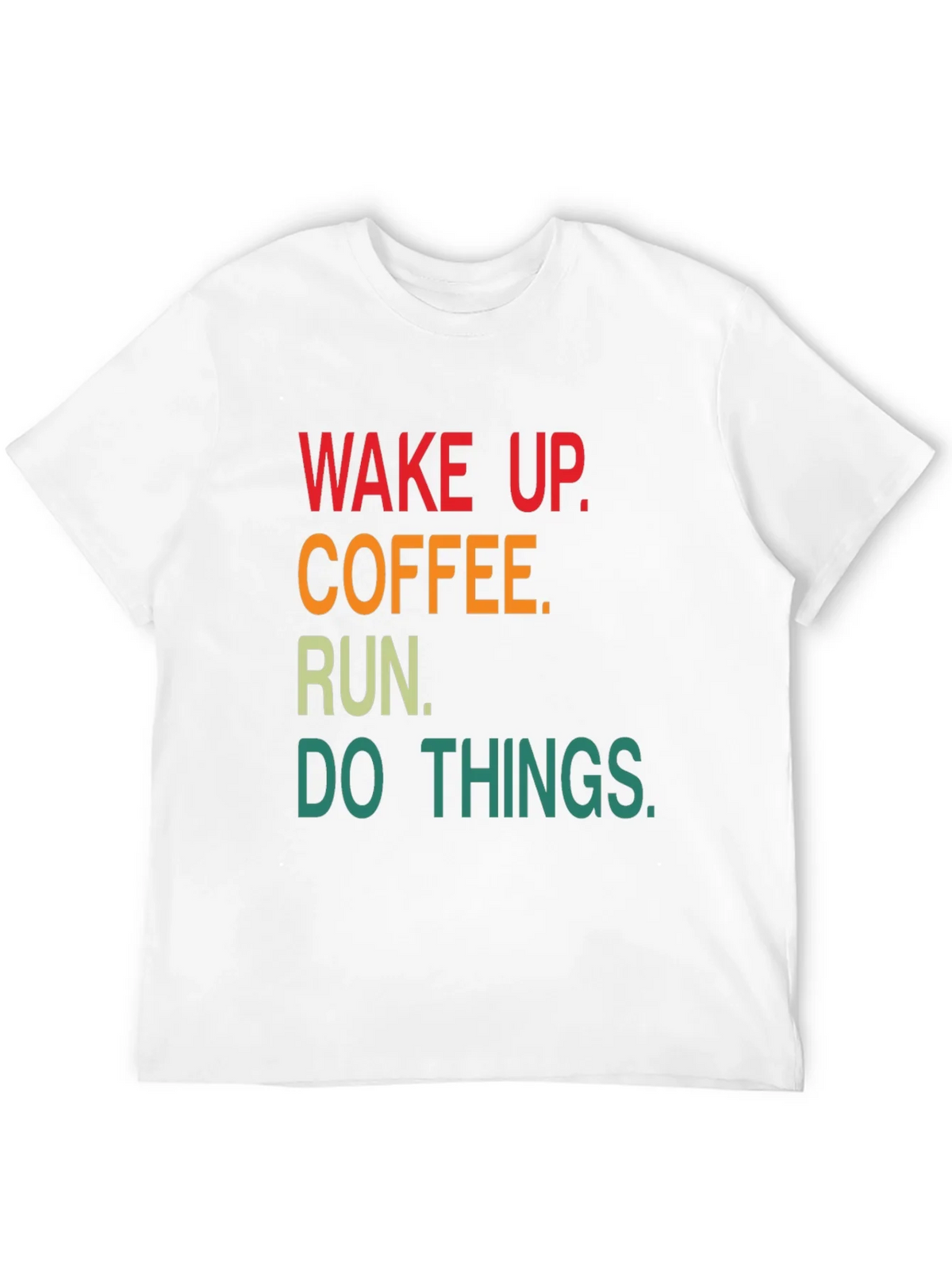 Wake Up Coffee Run Graphic T-Shirt product image 11