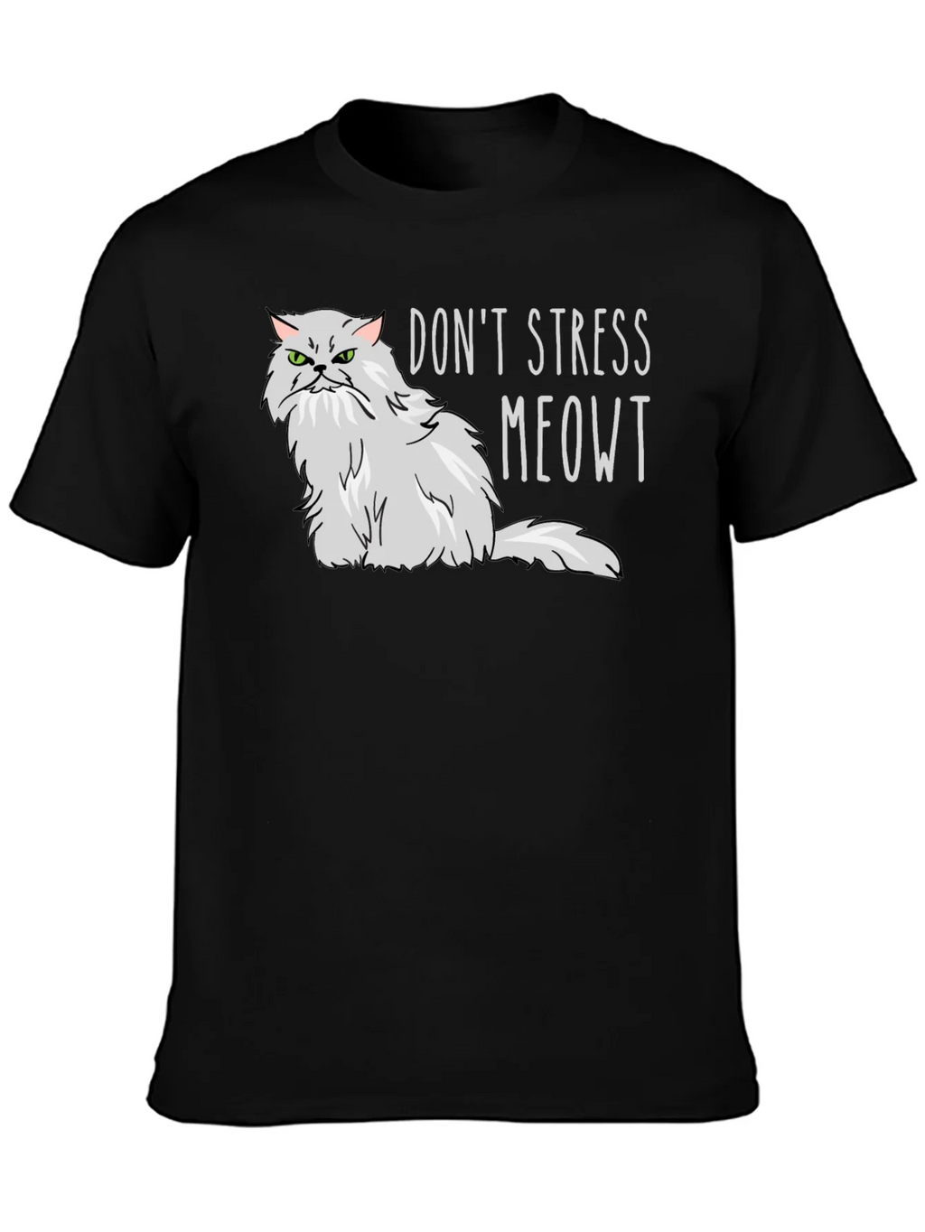 Dont Stress Meowt T-Shirt - Grumpy Cat Tee product image 3