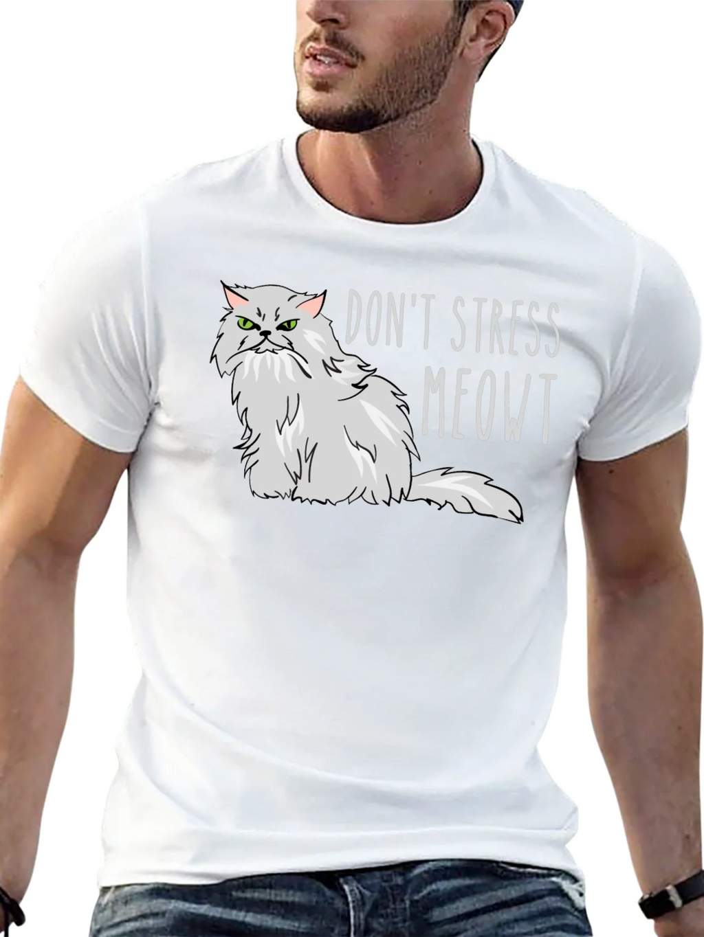 Dont Stress Meowt T-Shirt - Grumpy Cat Tee product image 12
