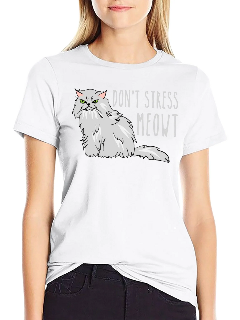 Dont Stress Meowt T-Shirt - Grumpy Cat Tee product image 8