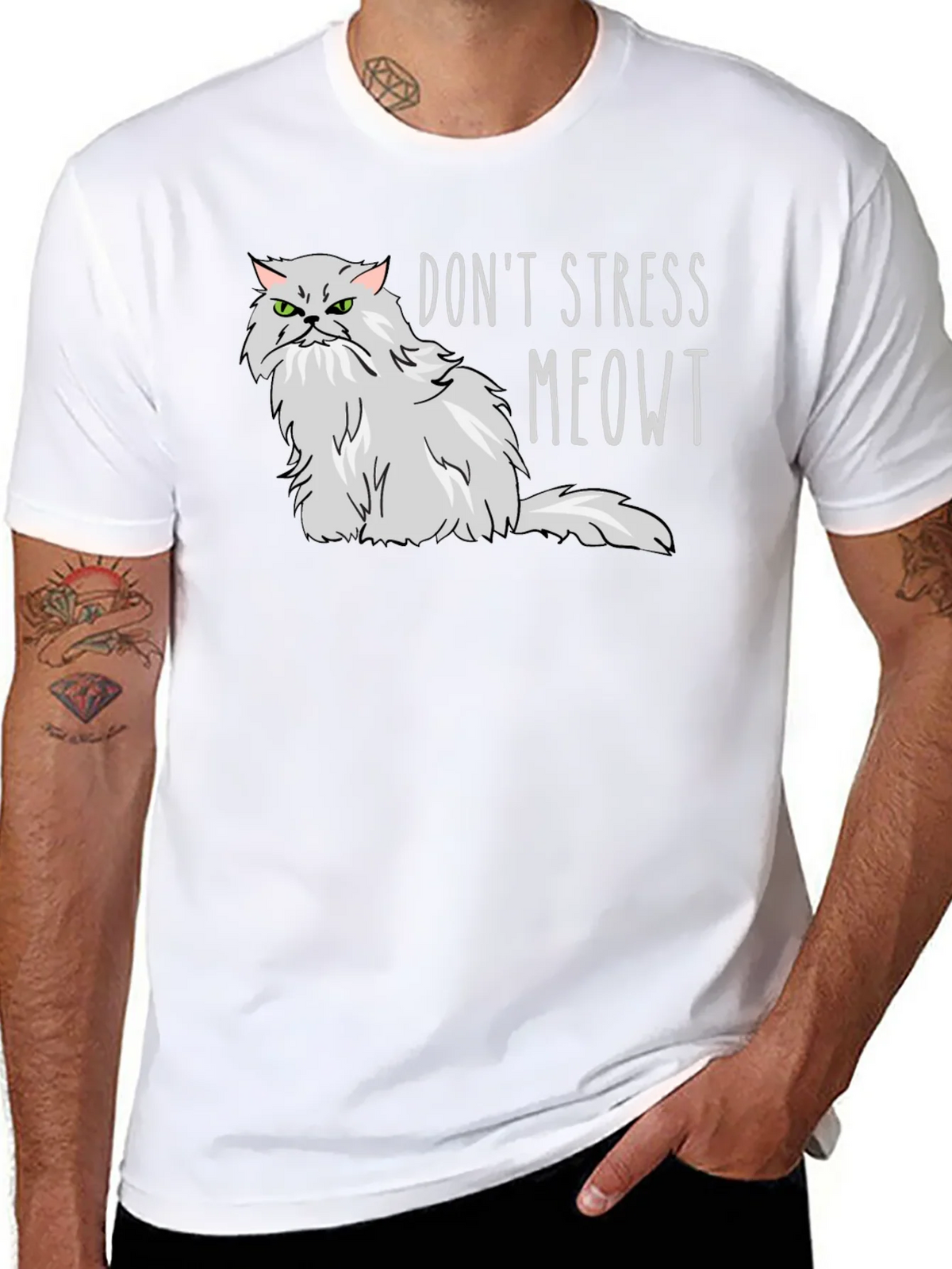 Dont Stress Meowt T-Shirt - Grumpy Cat Tee product image 7