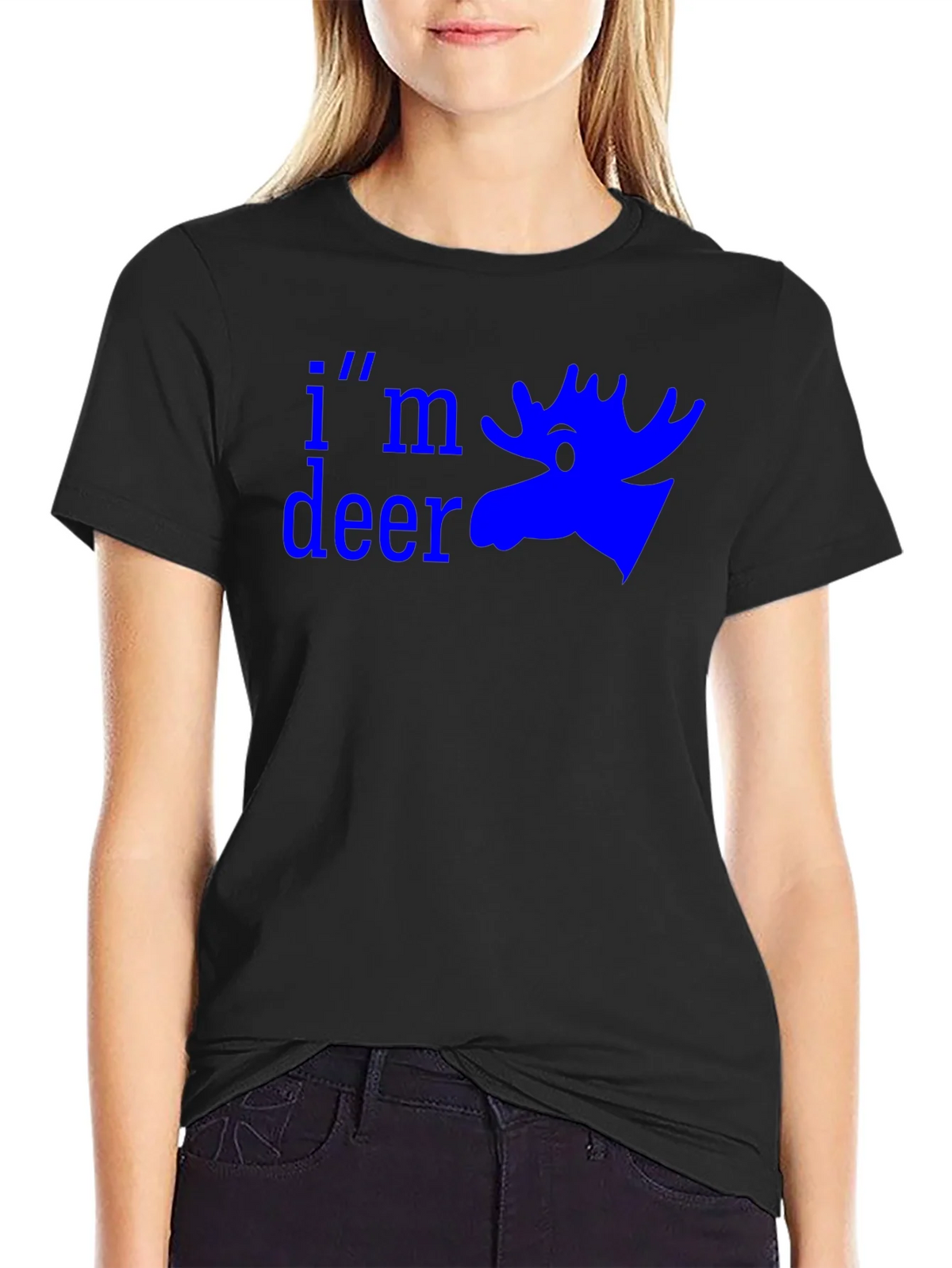 Im Deer Graphic Tee - Moose Design product image 2