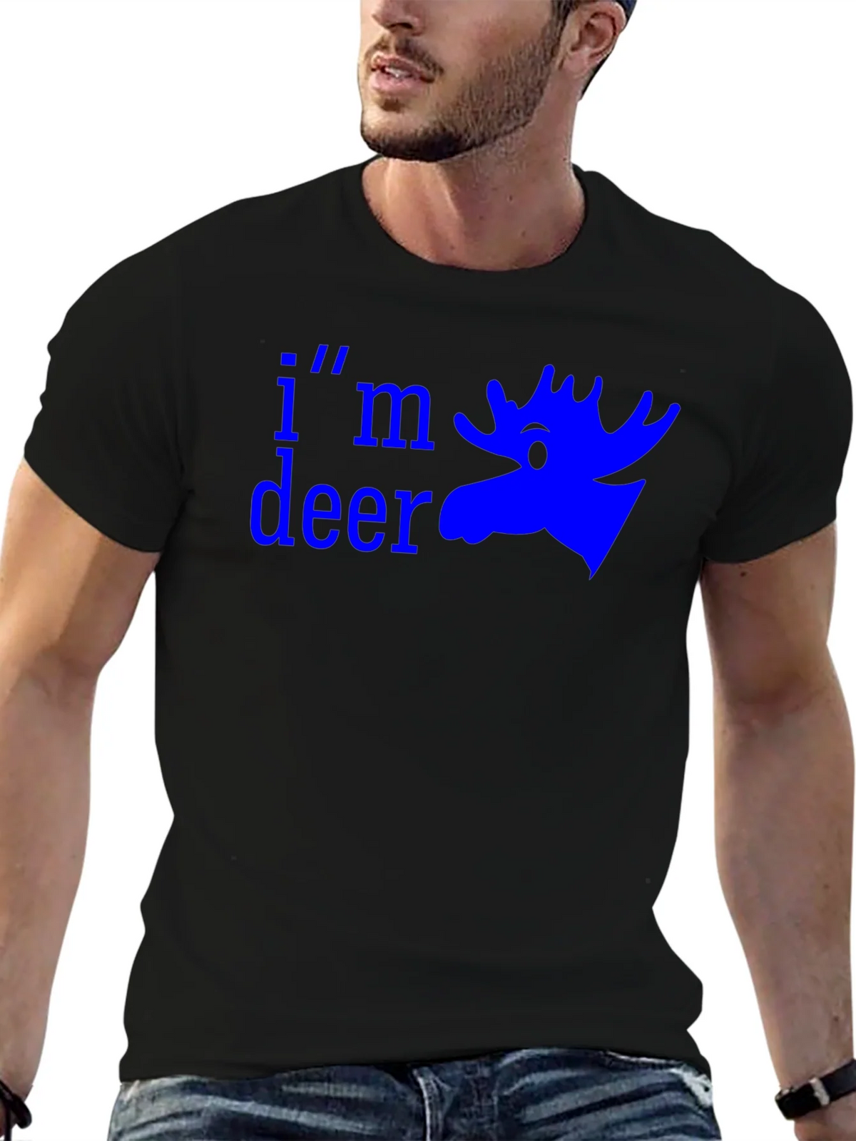 Im Deer Graphic Tee - Moose Design product image 6