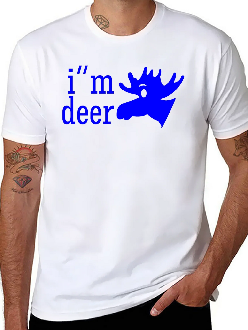 Im Deer Graphic Tee - Moose Design product image 7