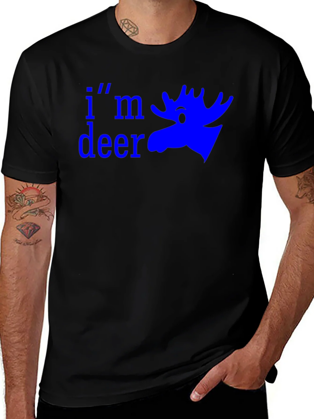 Im Deer Graphic Tee - Moose Design product image 1