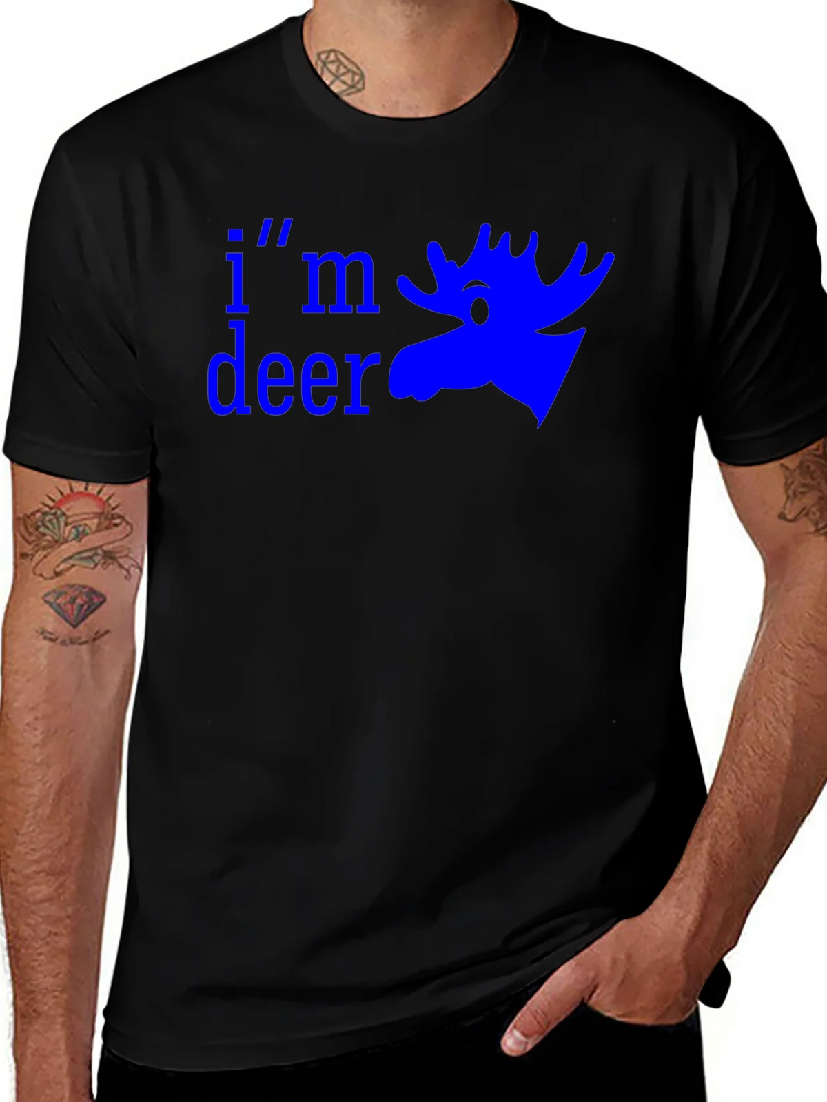 Im Deer Graphic Tee - Moose Design product image 1