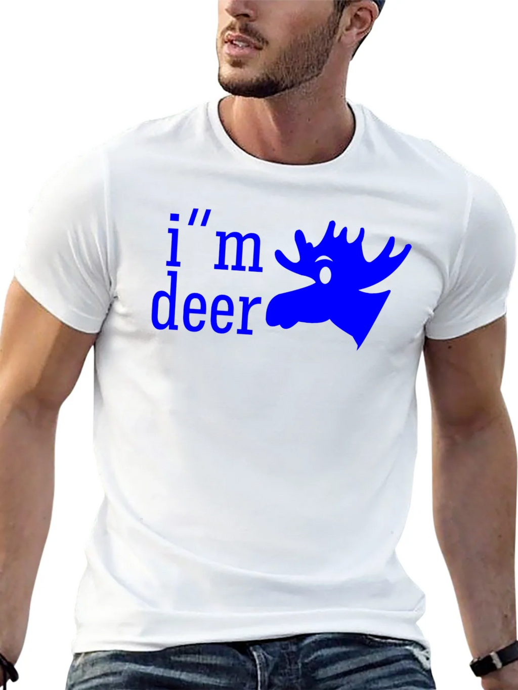 Im Deer Graphic Tee - Moose Design product image 12