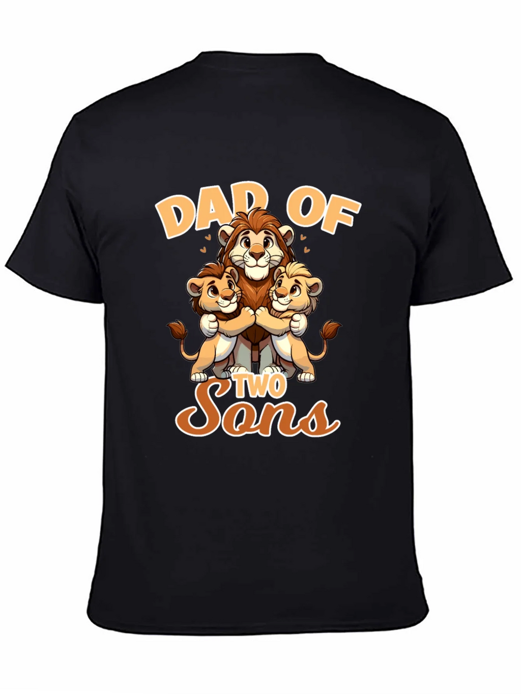 Dad of Two Sons Graphic Tee product image 4