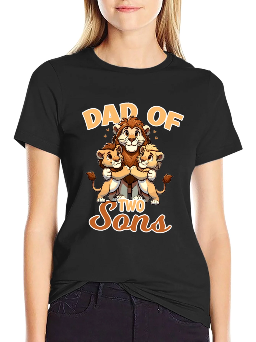 Dad of Two Sons Graphic Tee product image 2
