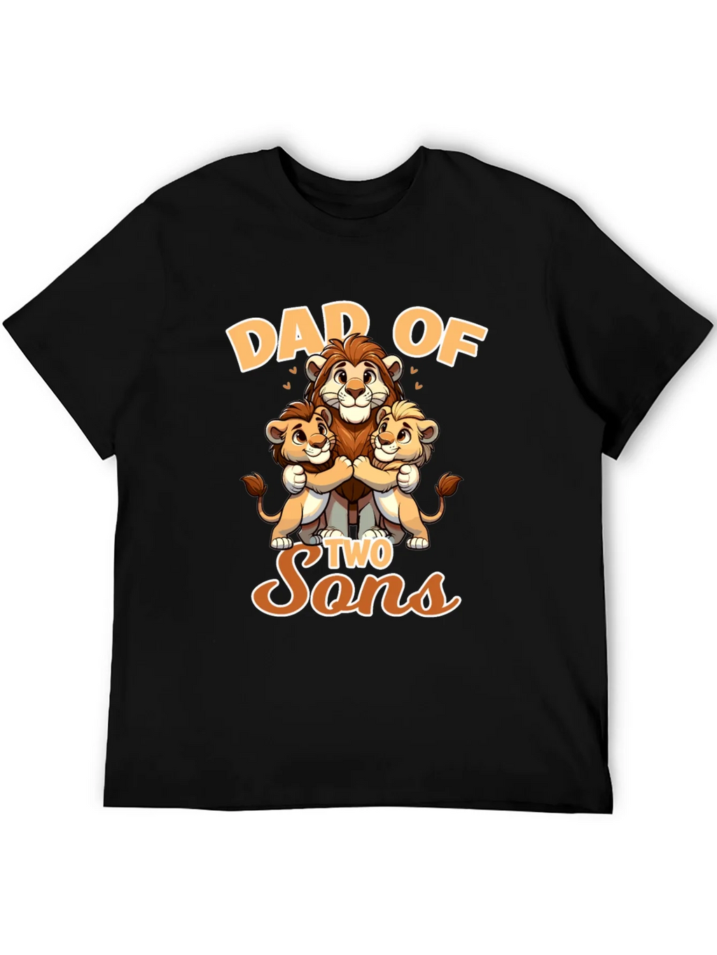 Dad of Two Sons Graphic Tee product image 5