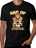 Dad of Two Sons Graphic Tee product image 1