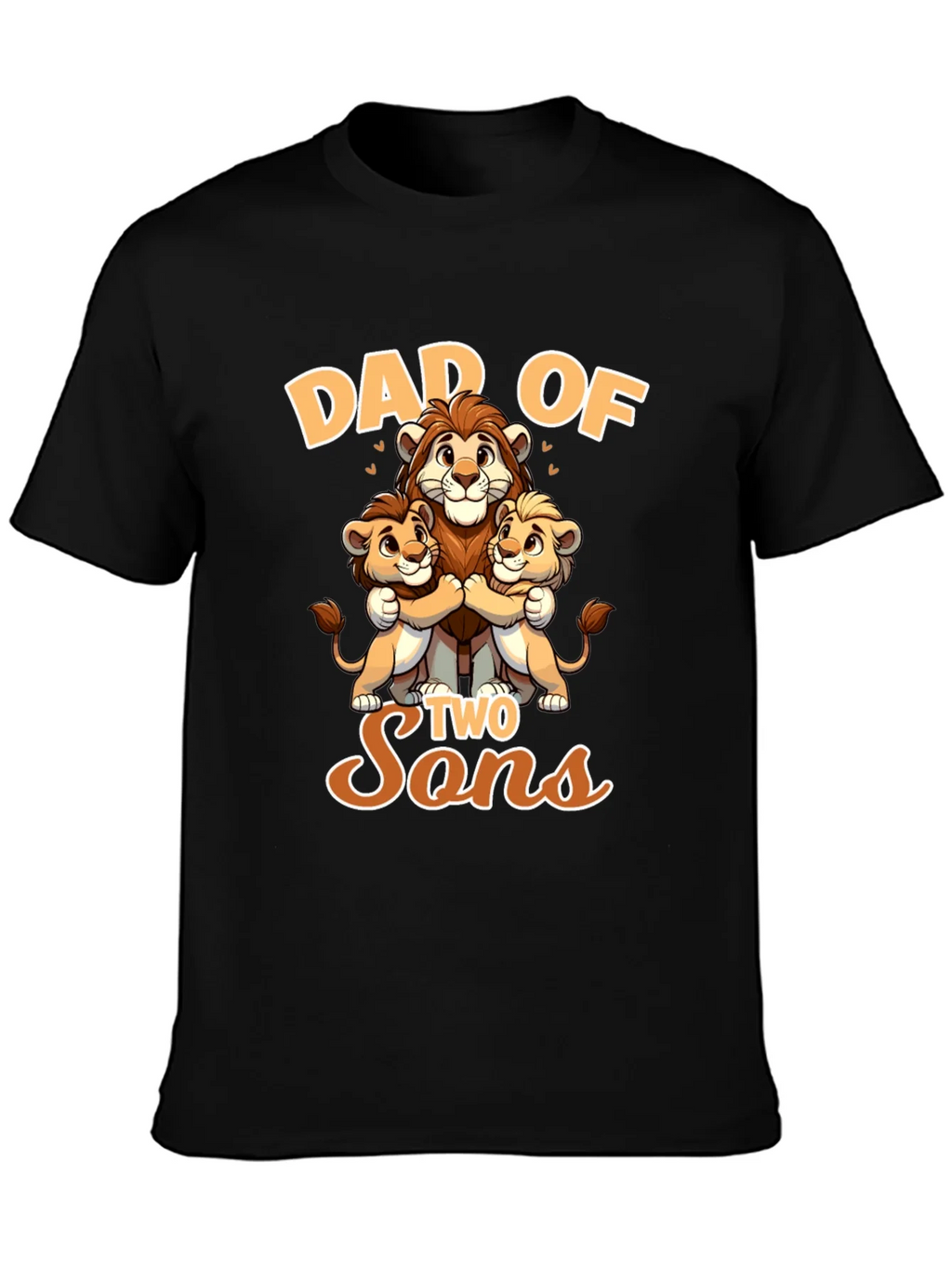 Dad of Two Sons Graphic Tee product image 3