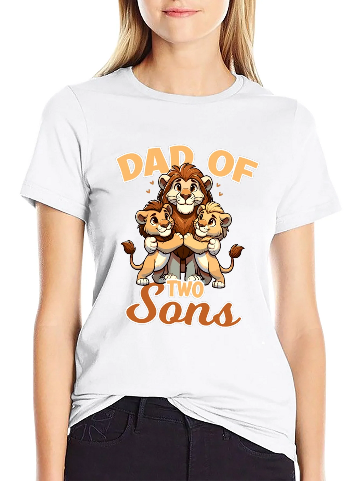 Dad of Two Sons Graphic Tee product image 8