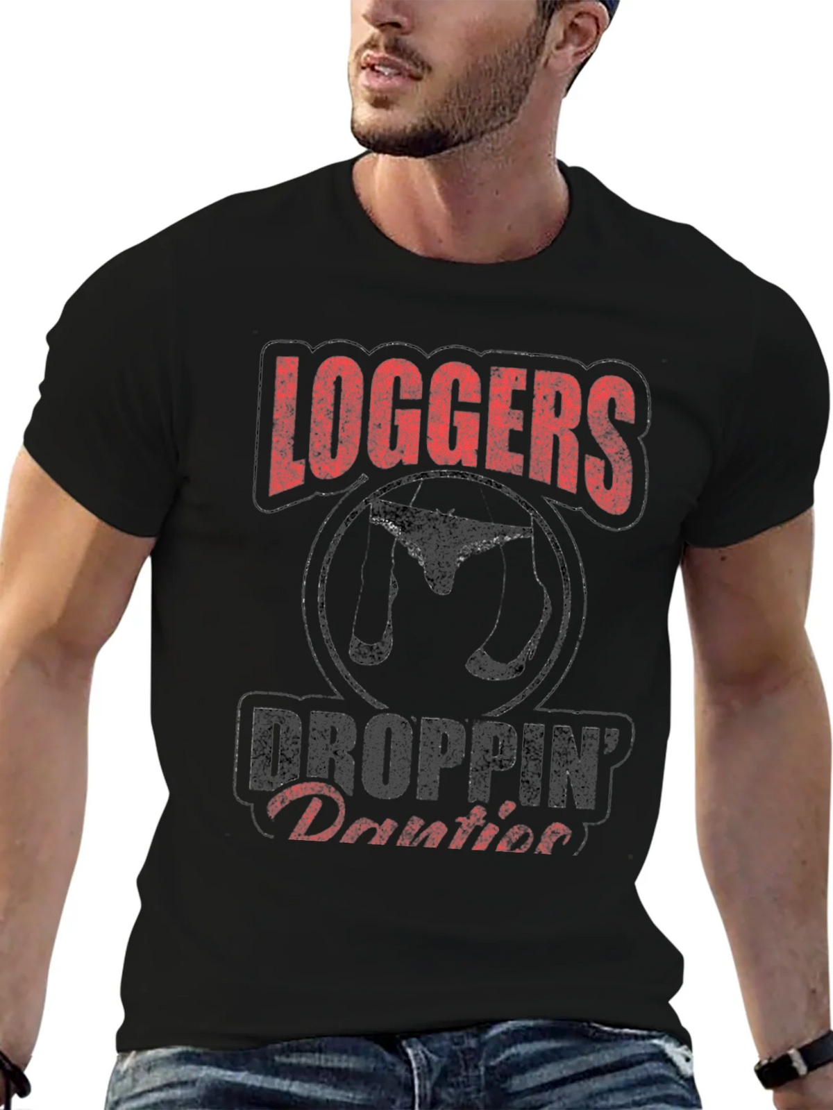 Loggers Droppin Panties Graphic Tee product image 6