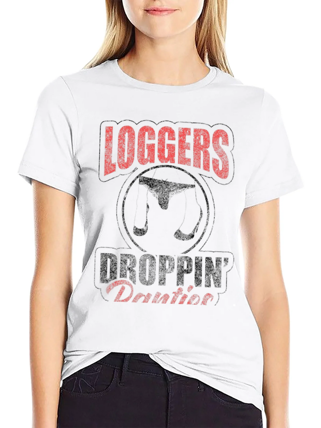 Loggers Droppin Panties Graphic Tee product image 8