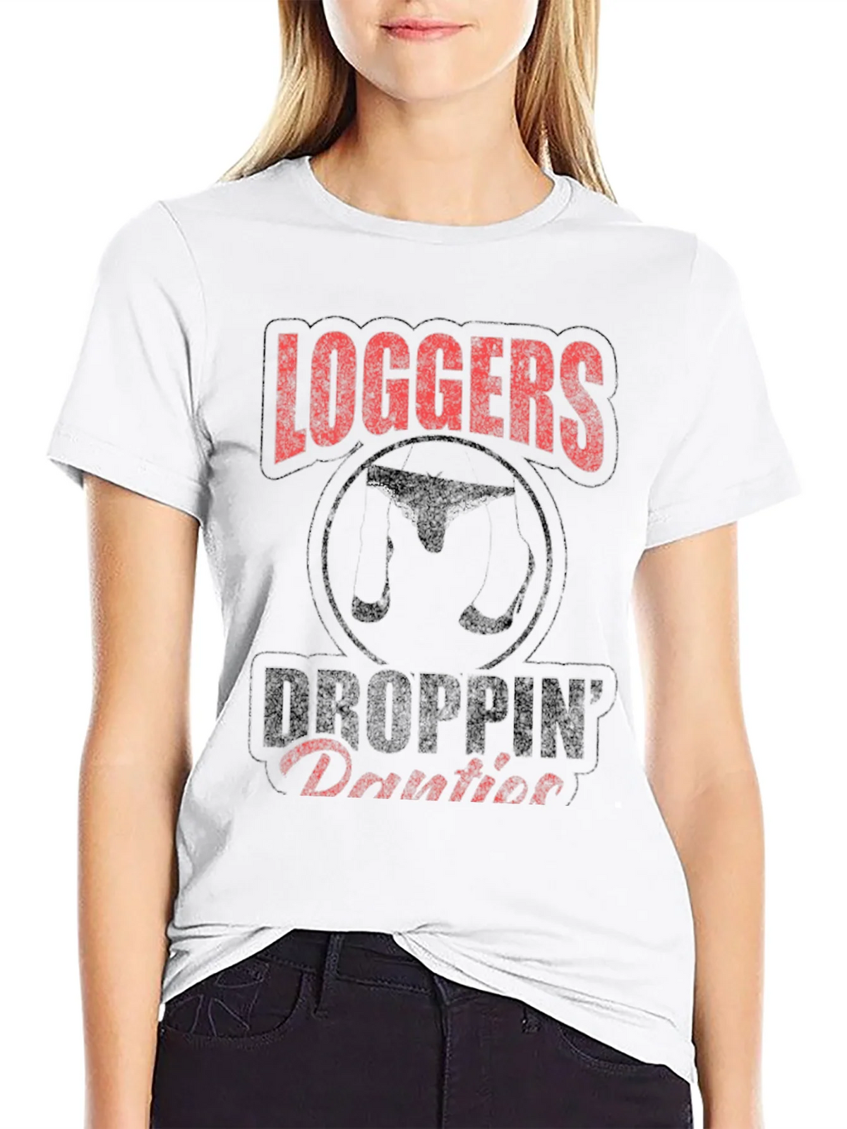 Loggers Droppin Panties Graphic Tee product image 8
