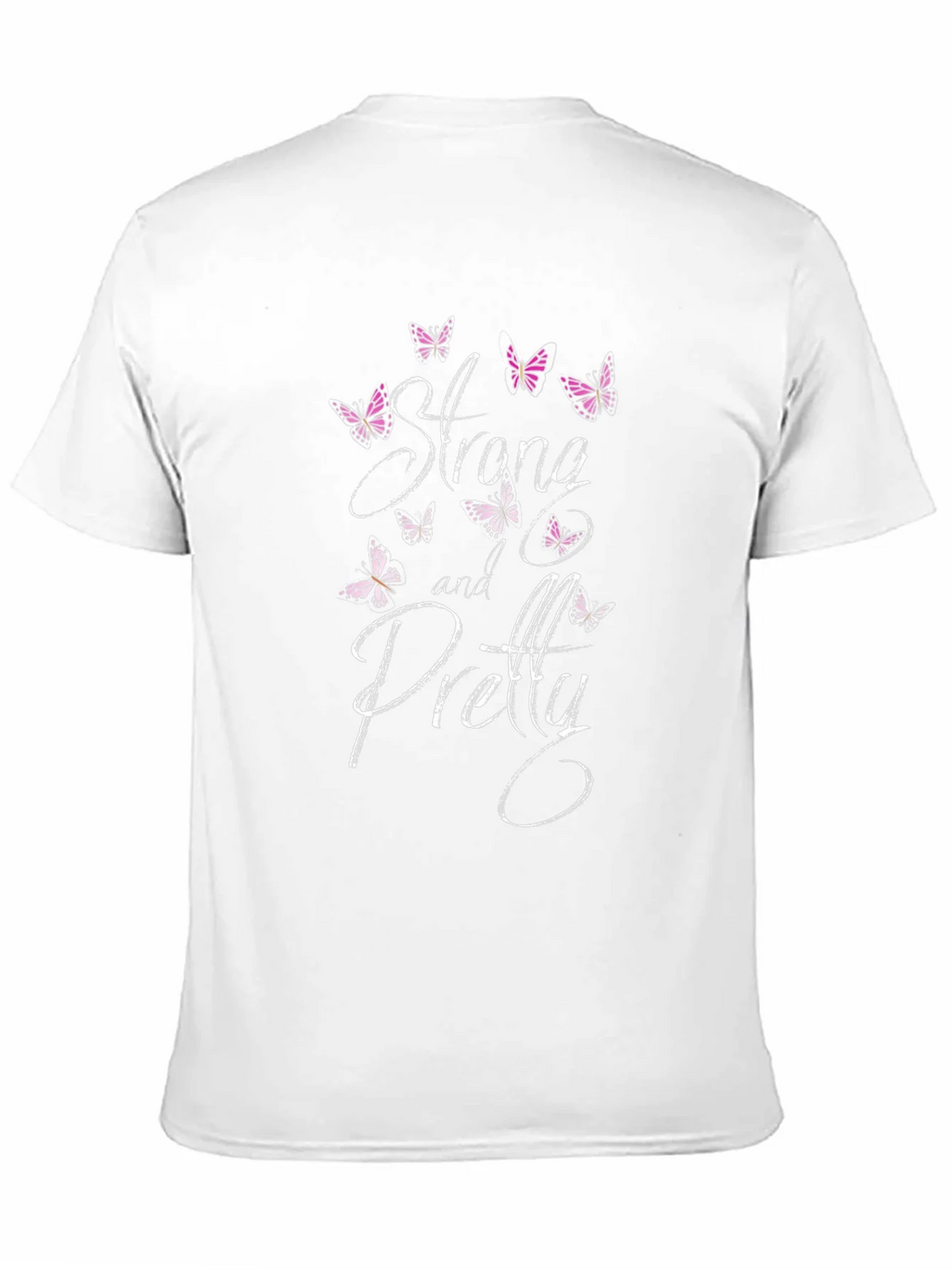 Strong and Pretty Butterfly T-Shirt - Black product image 10