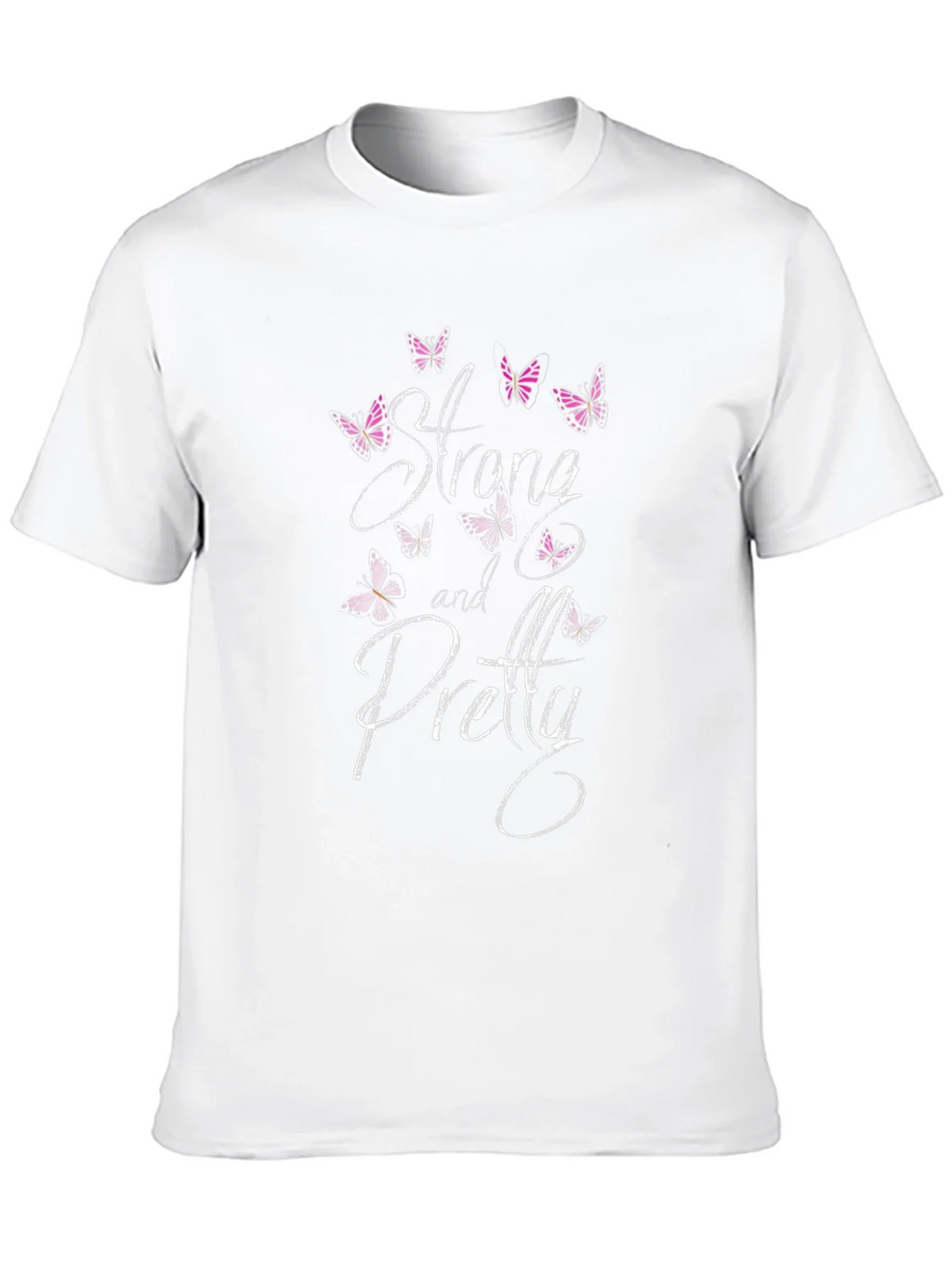 Strong and Pretty Butterfly T-Shirt - Black product image 9
