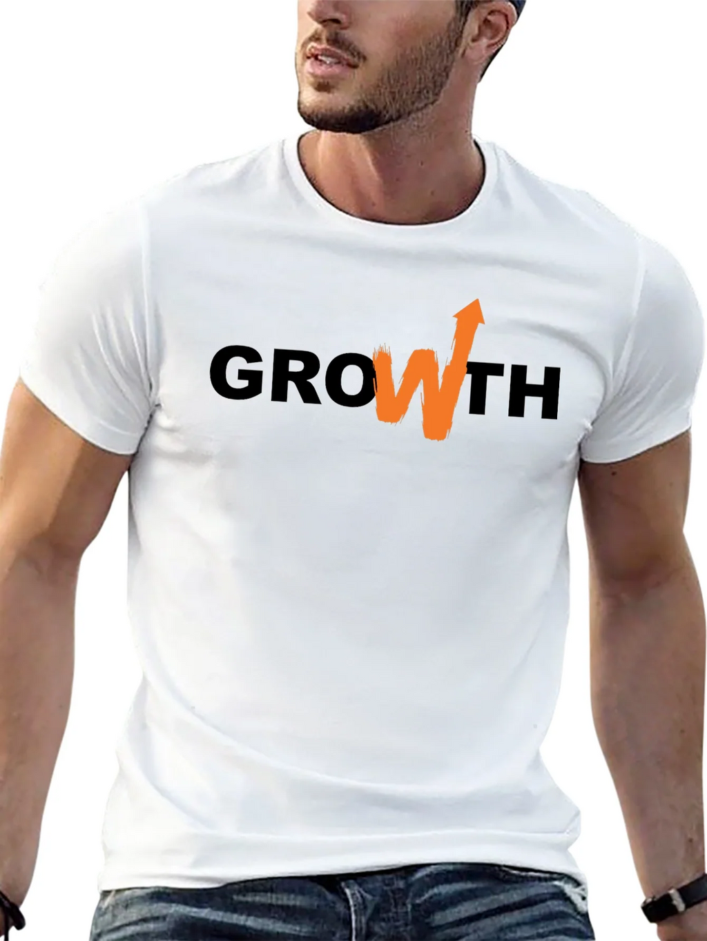Growth Arrow Graphic T-Shirt - Black product image 12