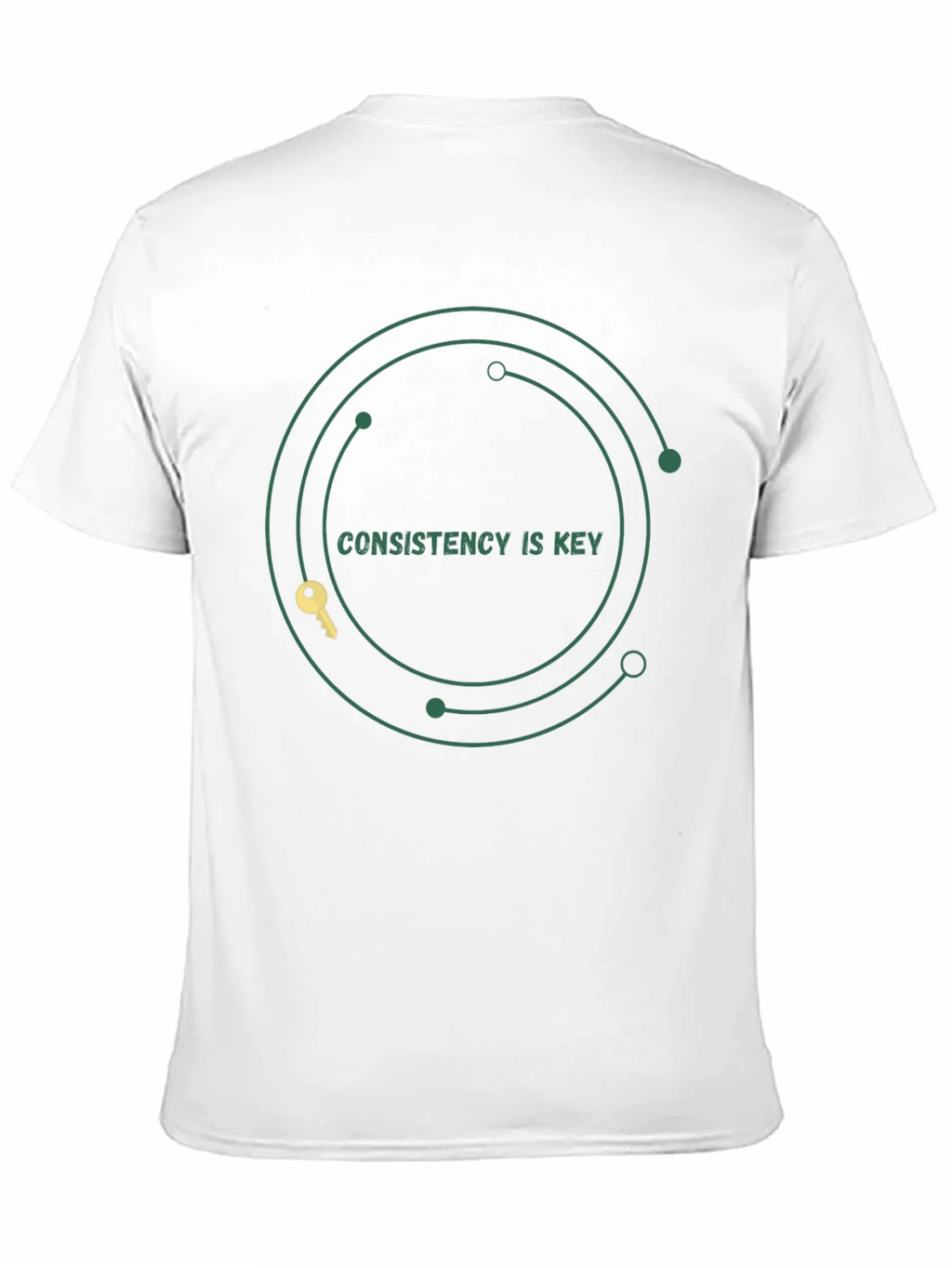 Consistency is Key Graphic Tee - Motivation Black T-Shirt product image 10