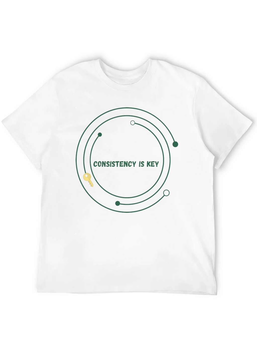 Consistency is Key Graphic Tee - Motivation Black T-Shirt product image 11
