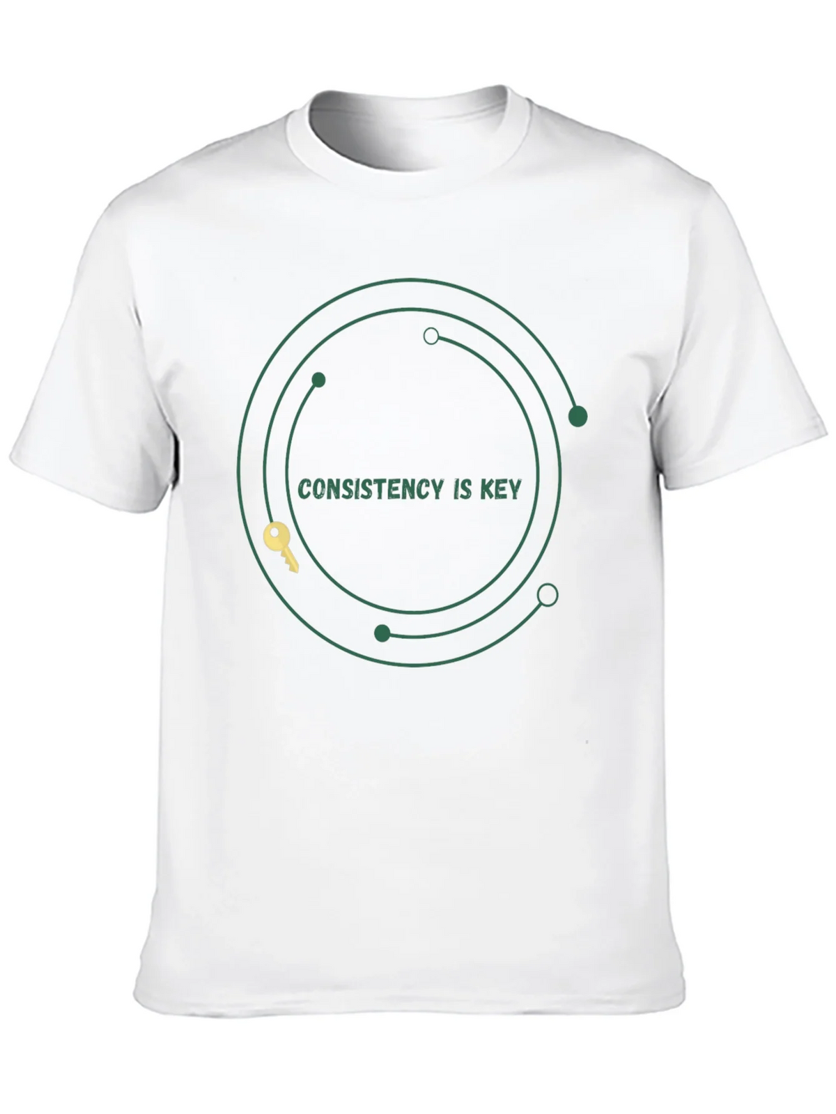 Consistency is Key Graphic Tee - Motivation Black T-Shirt product image 9
