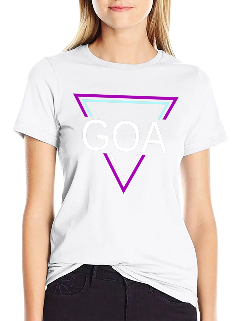 Goa Graphic Tee: Retro Triangle Design product image 8